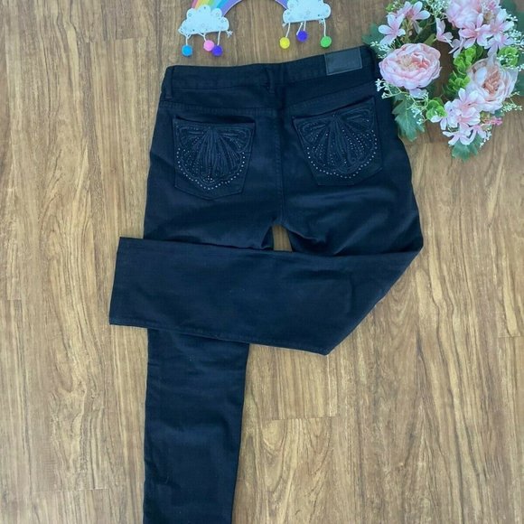 Express Women's Mia Ultra Skinny SZ 6 Black Jeans - Picture 1 of 12